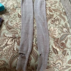 FP Movement by Free People Gray Knit Leg Warmers